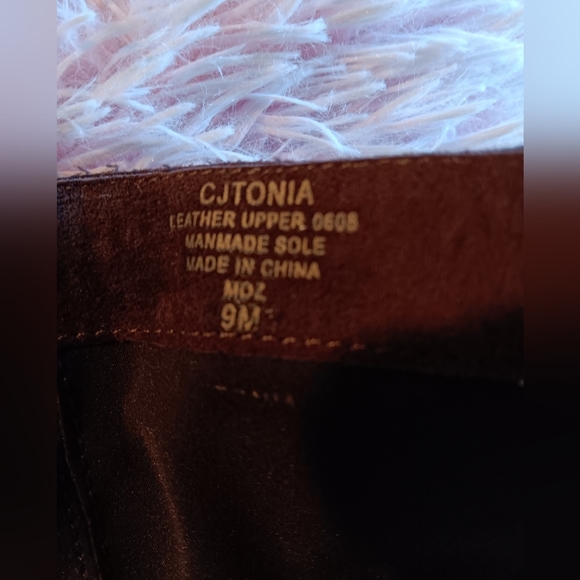 Joan and David cjtonia brown suede upper insole leather under knee high boots - Picture 5 of 7